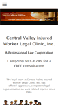 Mobile Screenshot of centralvalleyinjuredworker.com