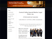 Tablet Screenshot of centralvalleyinjuredworker.com